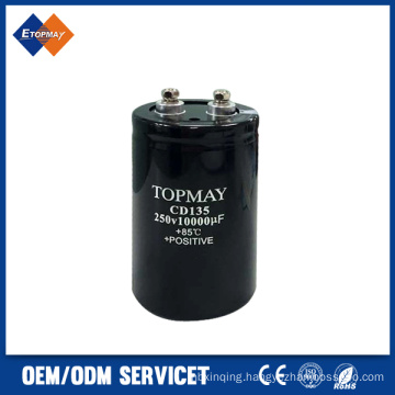 250V 10000UF Screw Terminal Aluminum Electronic Capacitor (TMCE21)